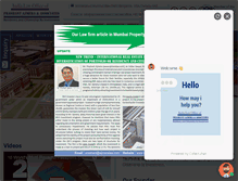 Tablet Screenshot of ajmeralaw.com